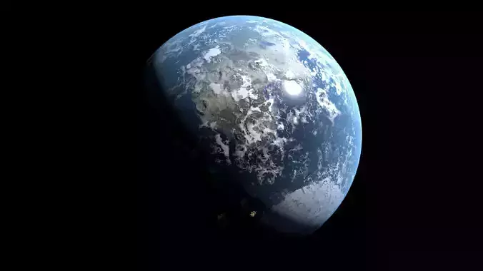 Procedural Planet Generator V2 With Texture Generation Export 3D model