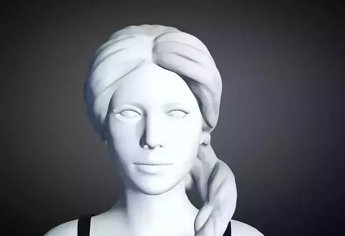 3D Hair style for Female 89 3D model