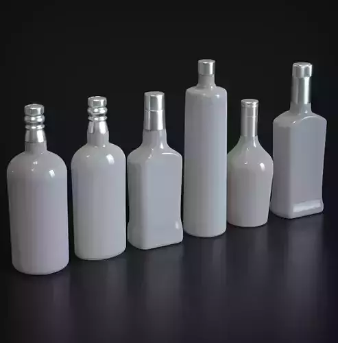 Whiskey Bottles Detailed Pack