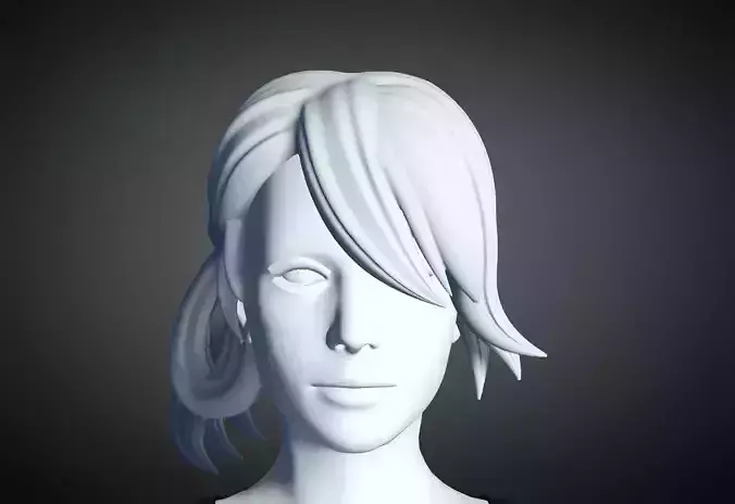 3D Hair style for Female 93 3D model