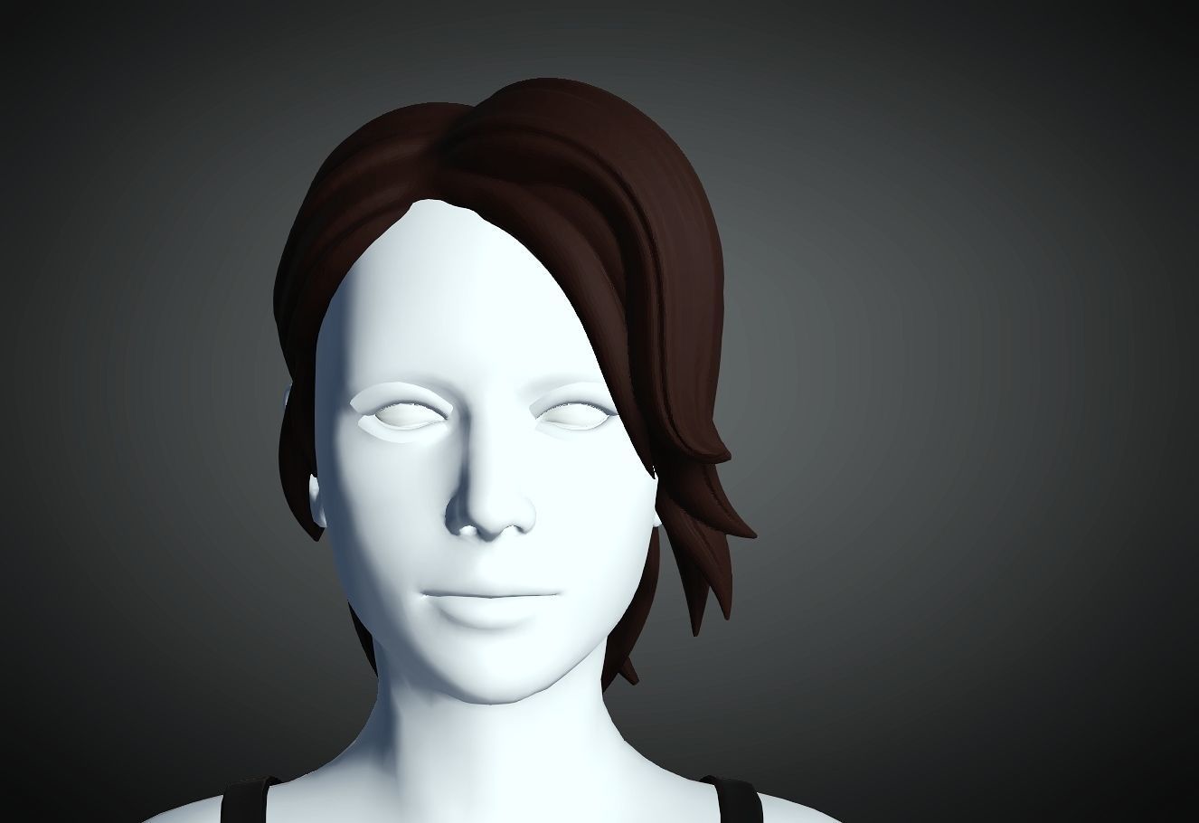 3D Hair style for Female 94 3D model 3D print model_3