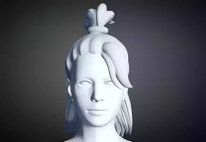 3D Hair style for Female 95 3D model