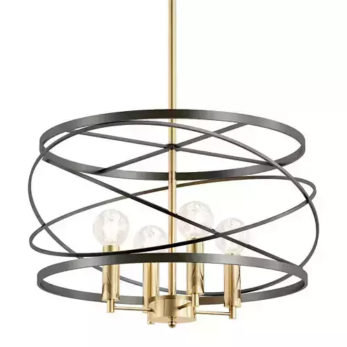 florence-vl5092p04 circular pendant light gold