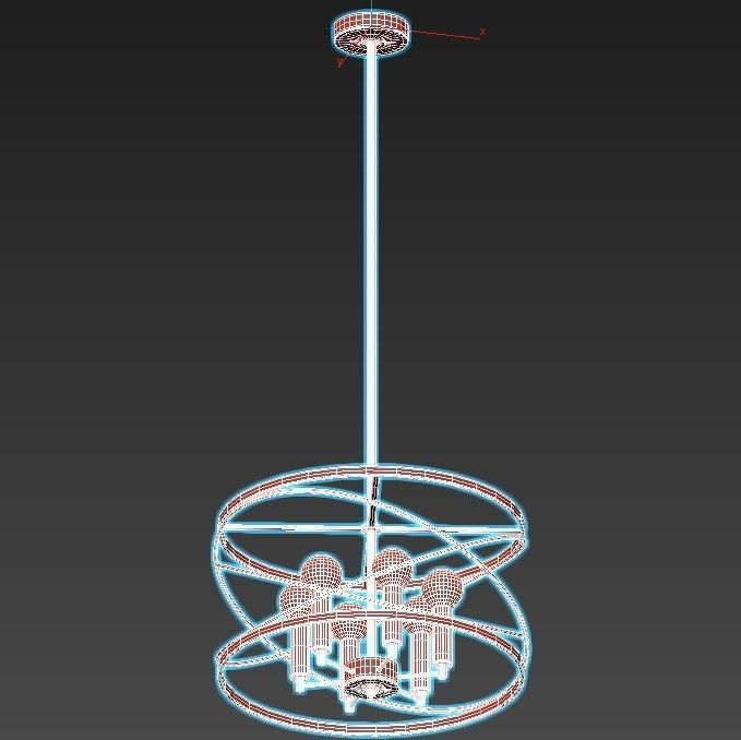 vele-luce-florence-vl5092p06 light chandelier in brass and gold 3D model_3