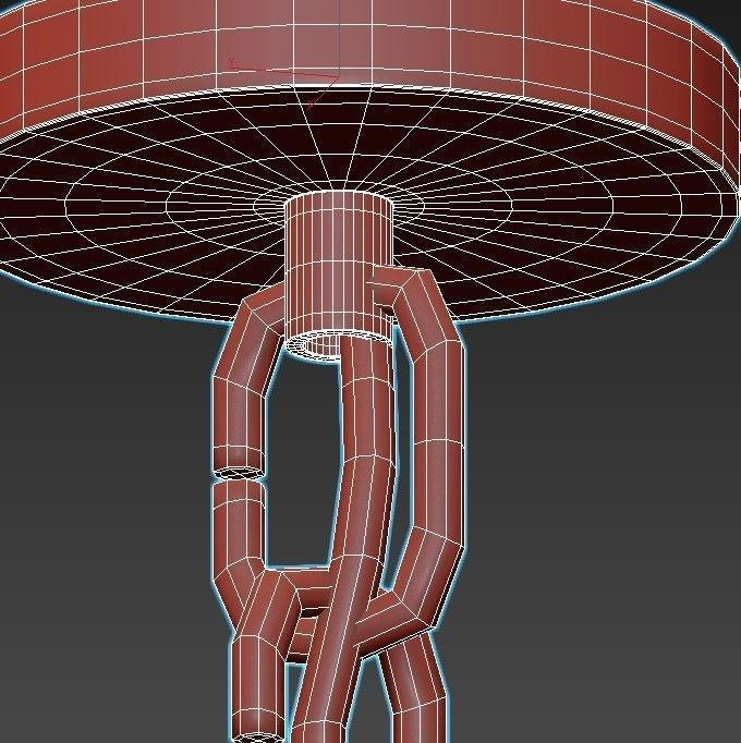 ombra-a2995lm-8cc modern chandelier with chrome finish and gl... 3D model_6