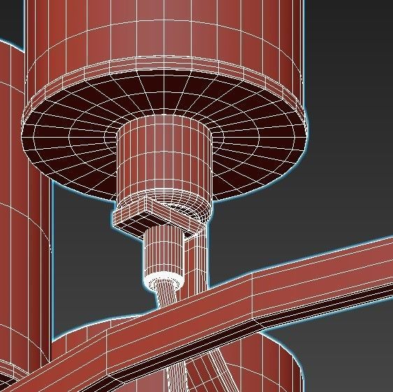 ombra-a2995lm-8cc modern chandelier with chrome finish and gl... 3D model_4