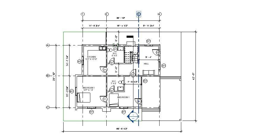 REVIT AND SKETCHUP DOUBLE STOREY HOUSE 3D model_8