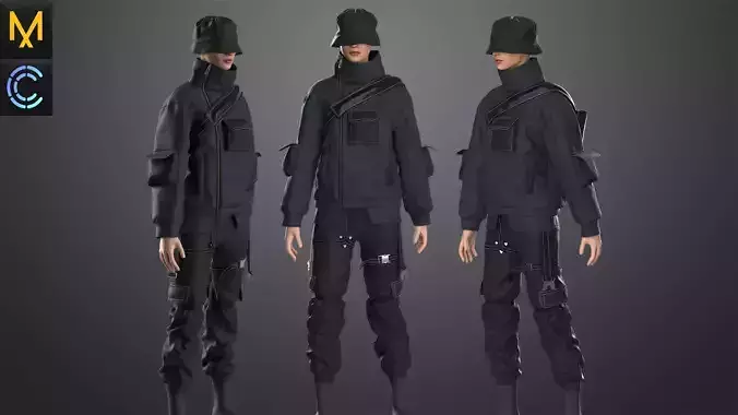 New Outfit Female OBJ mtl FBX ZPRJ 3D model
