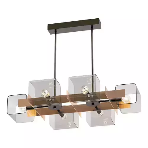 rivoli-gitte-4091-306-b0051281 modern light fixture with four glass squares