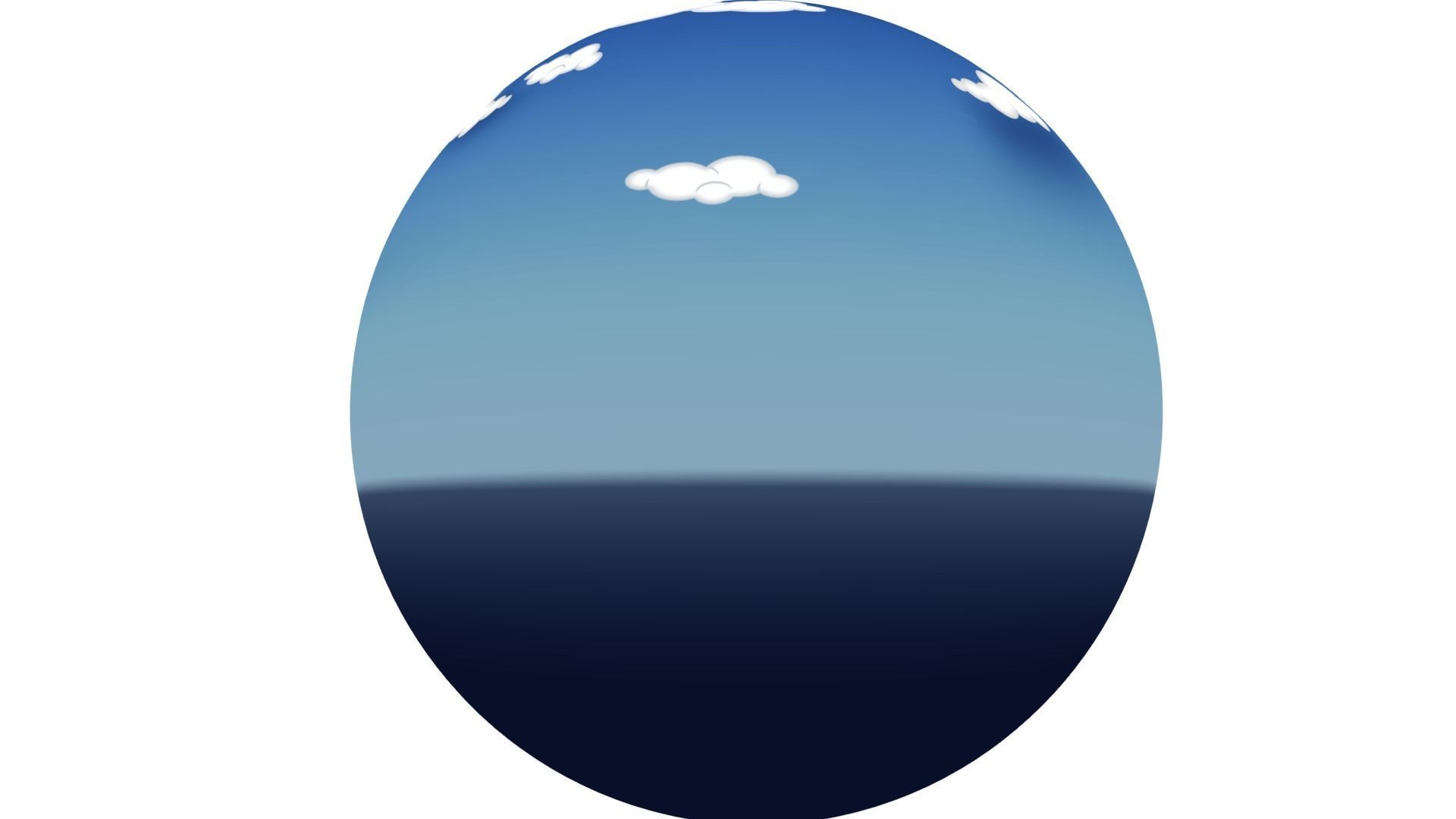 4k Cartoon SkyBox Free low-poly 3D model_2