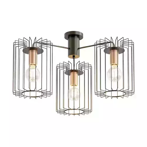 rivoli-elke-5077-303-b0051240 three light fixtures with metal cages
