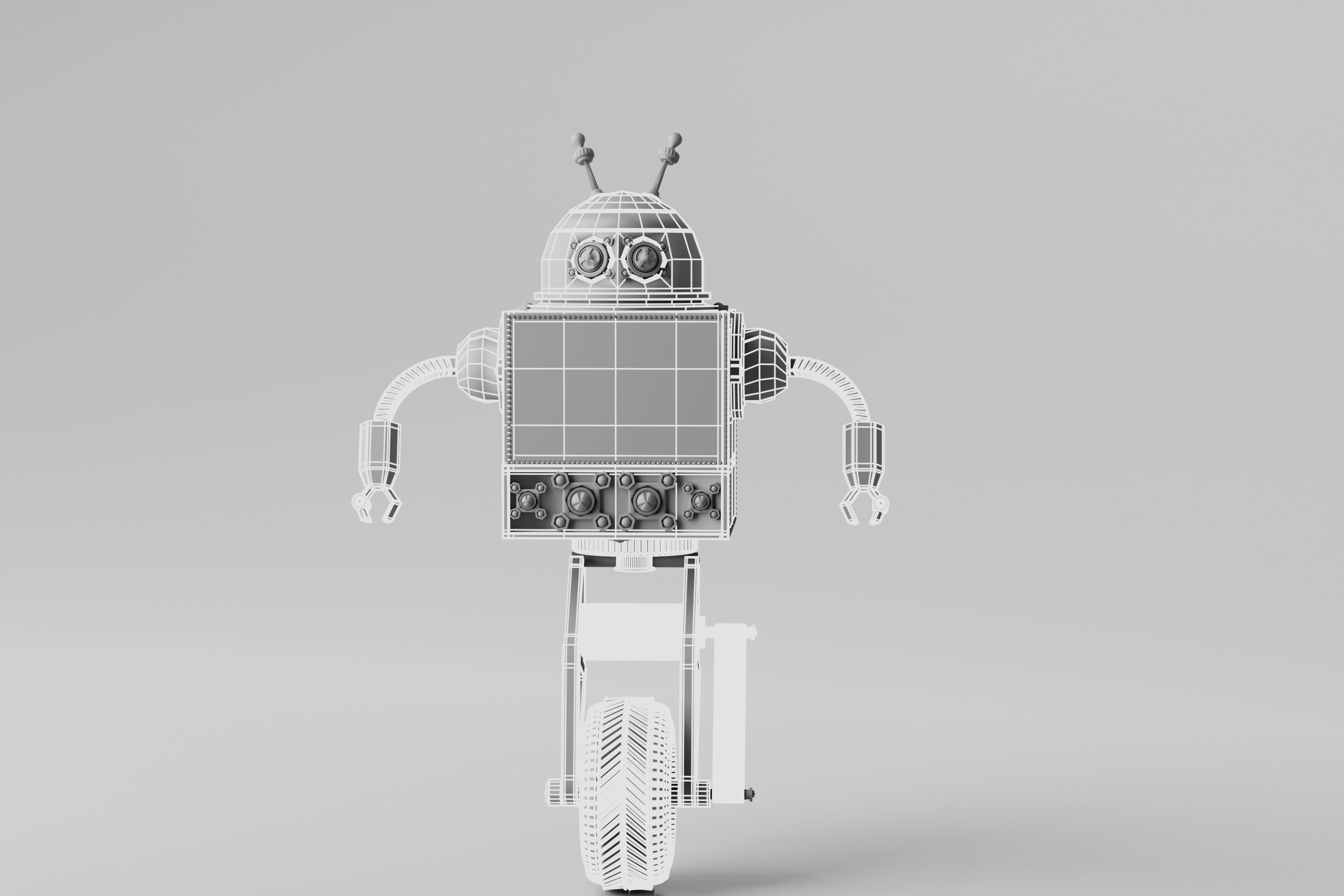 Robot V3 3D model_8
