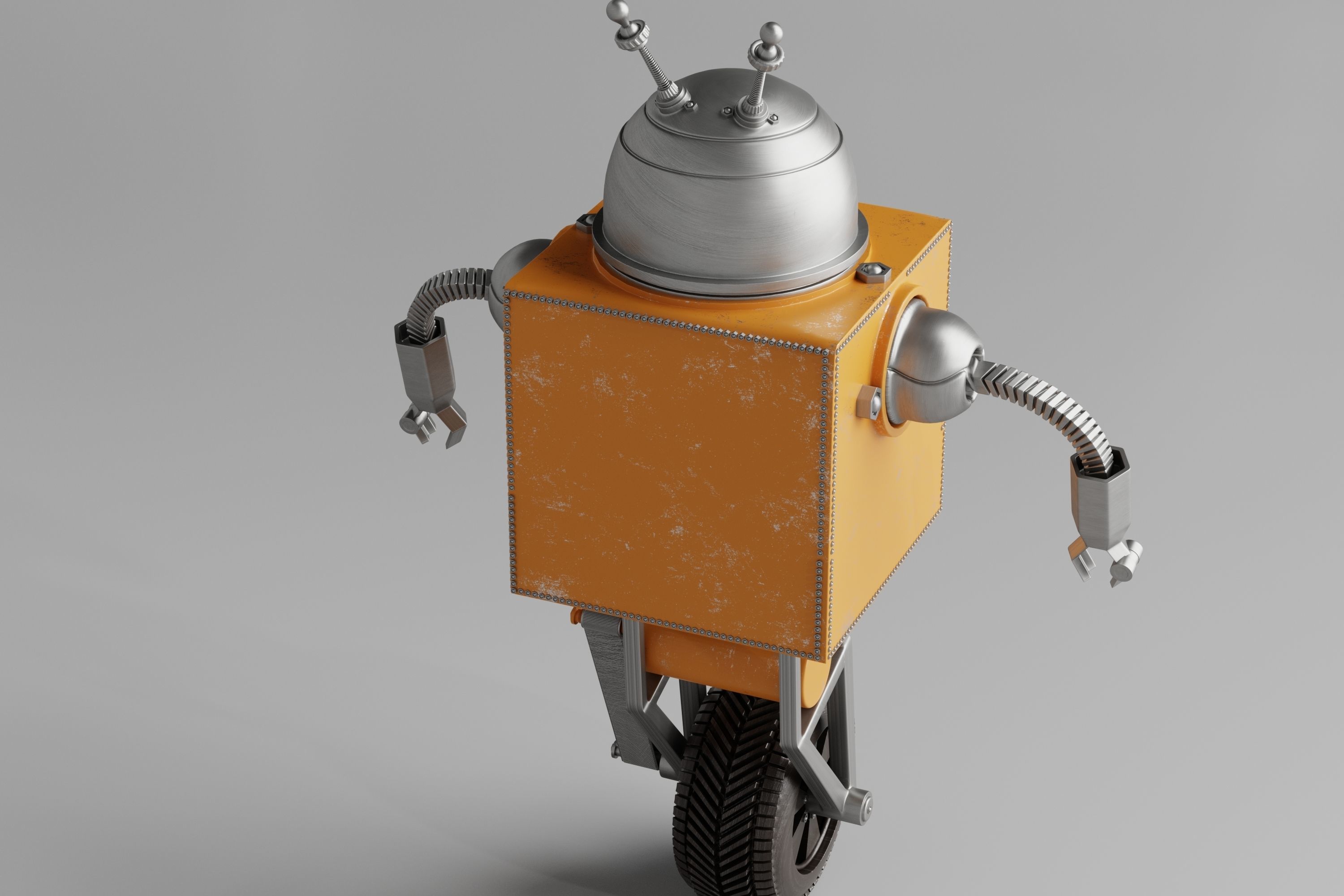 Robot V3 3D model_4