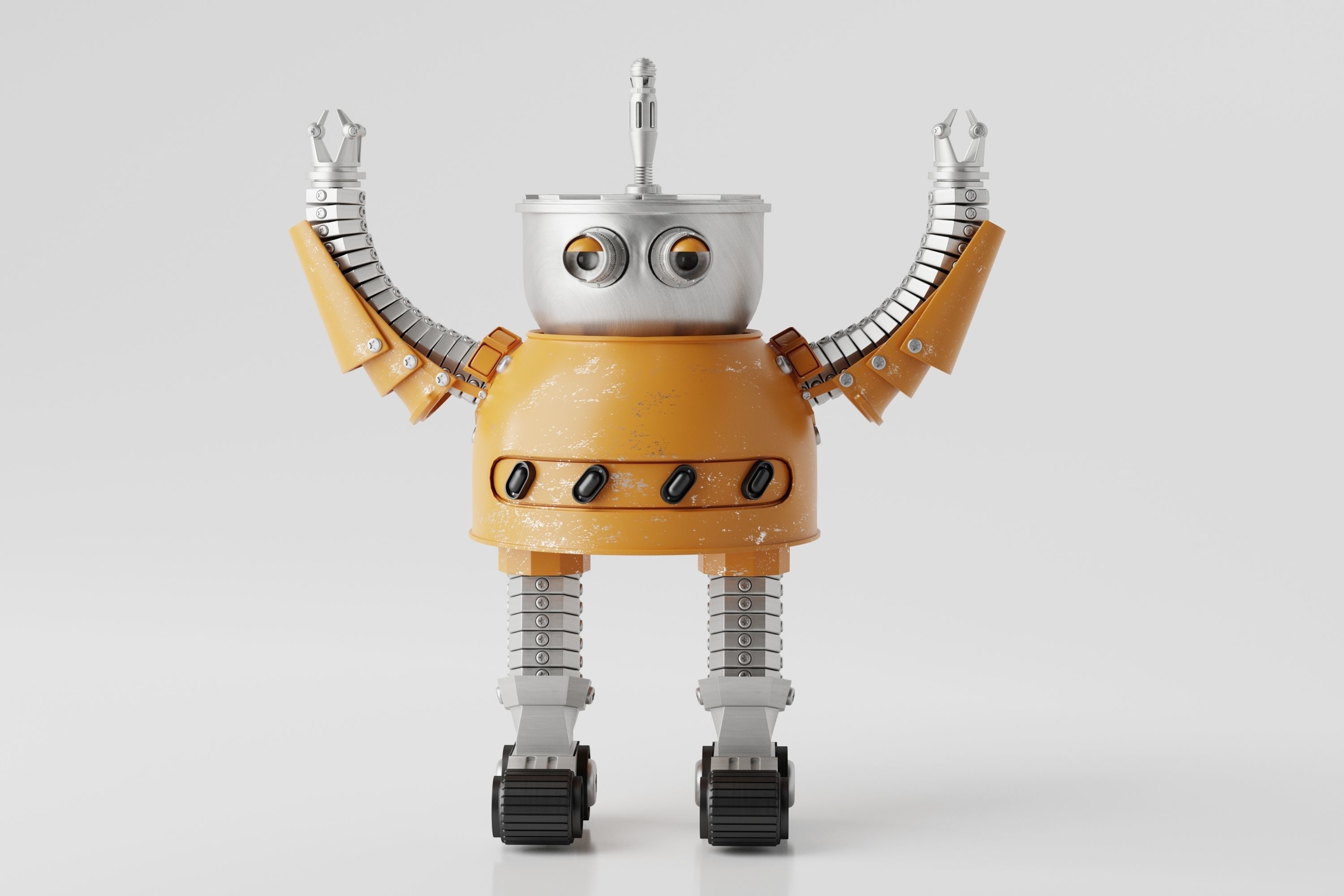 Robot V4 3D model_1