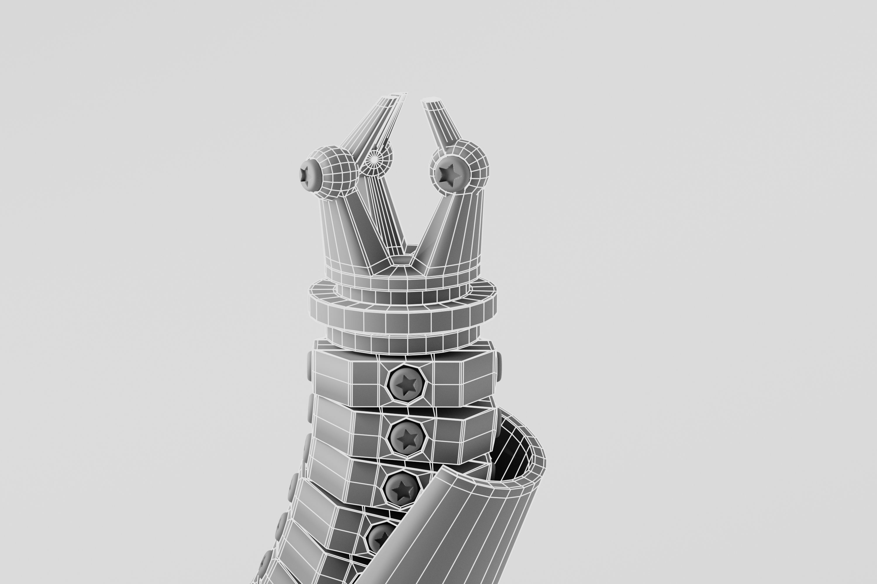 Robot V4 3D model_13