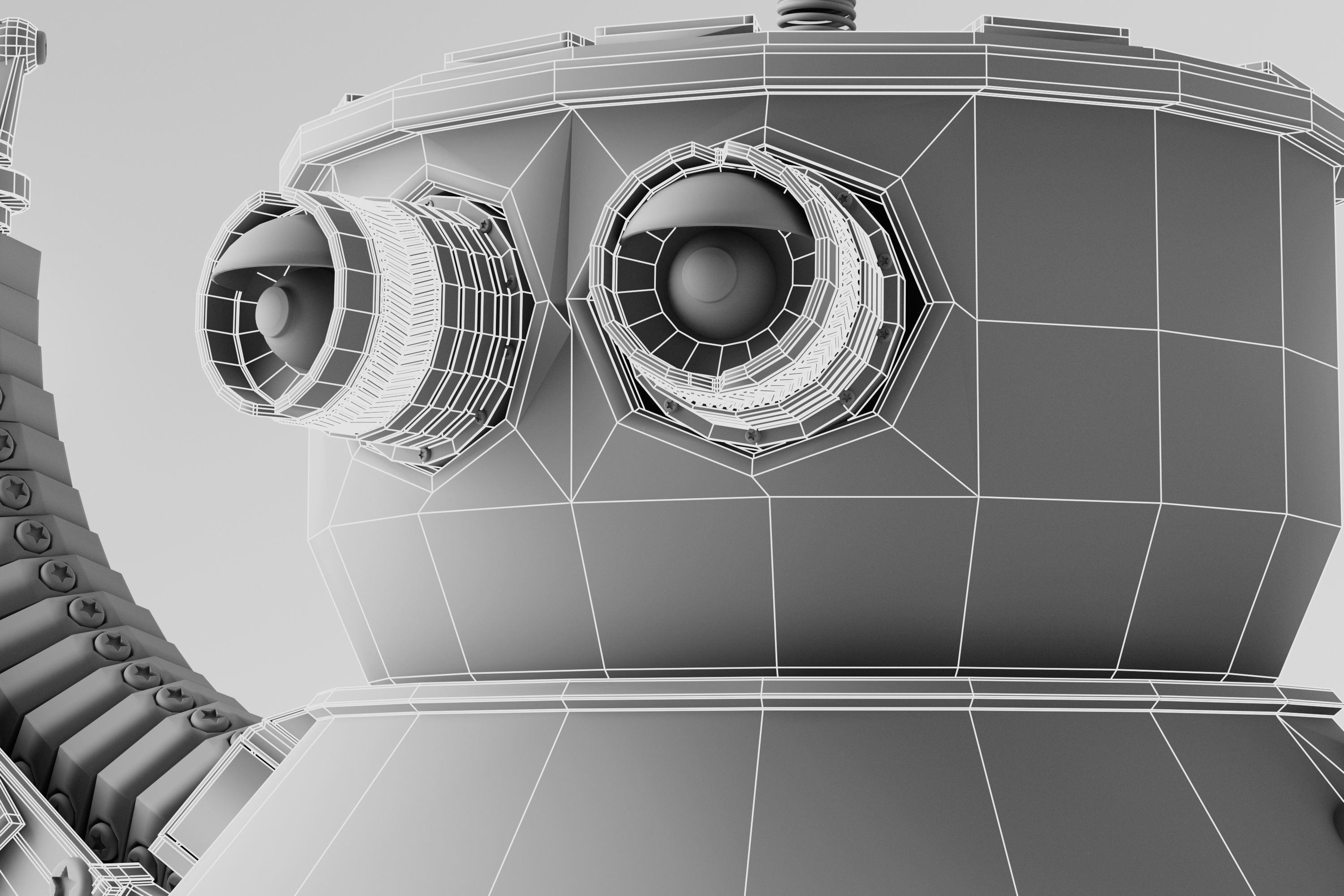 Robot V4 3D model_14