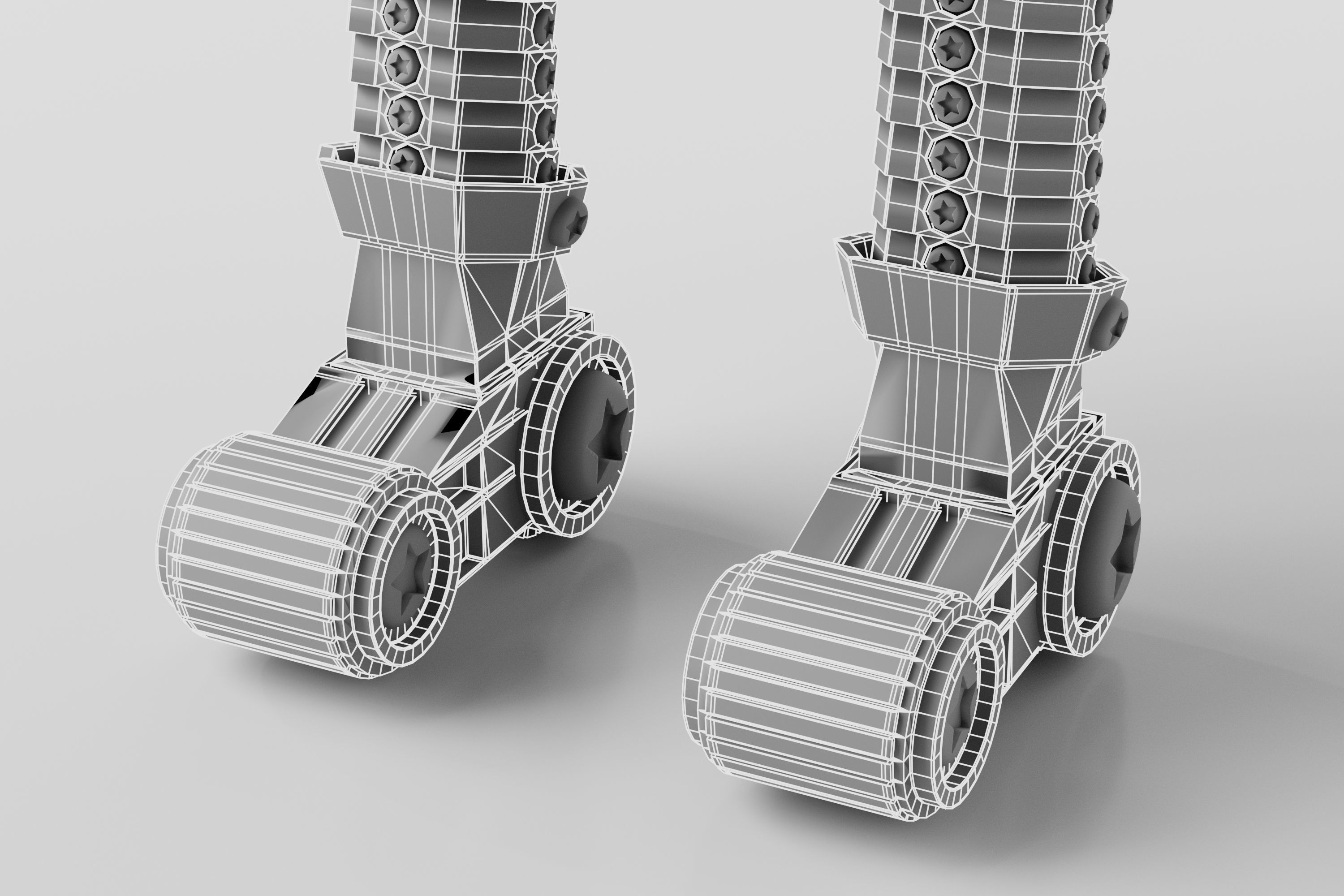 Robot V4 3D model_12