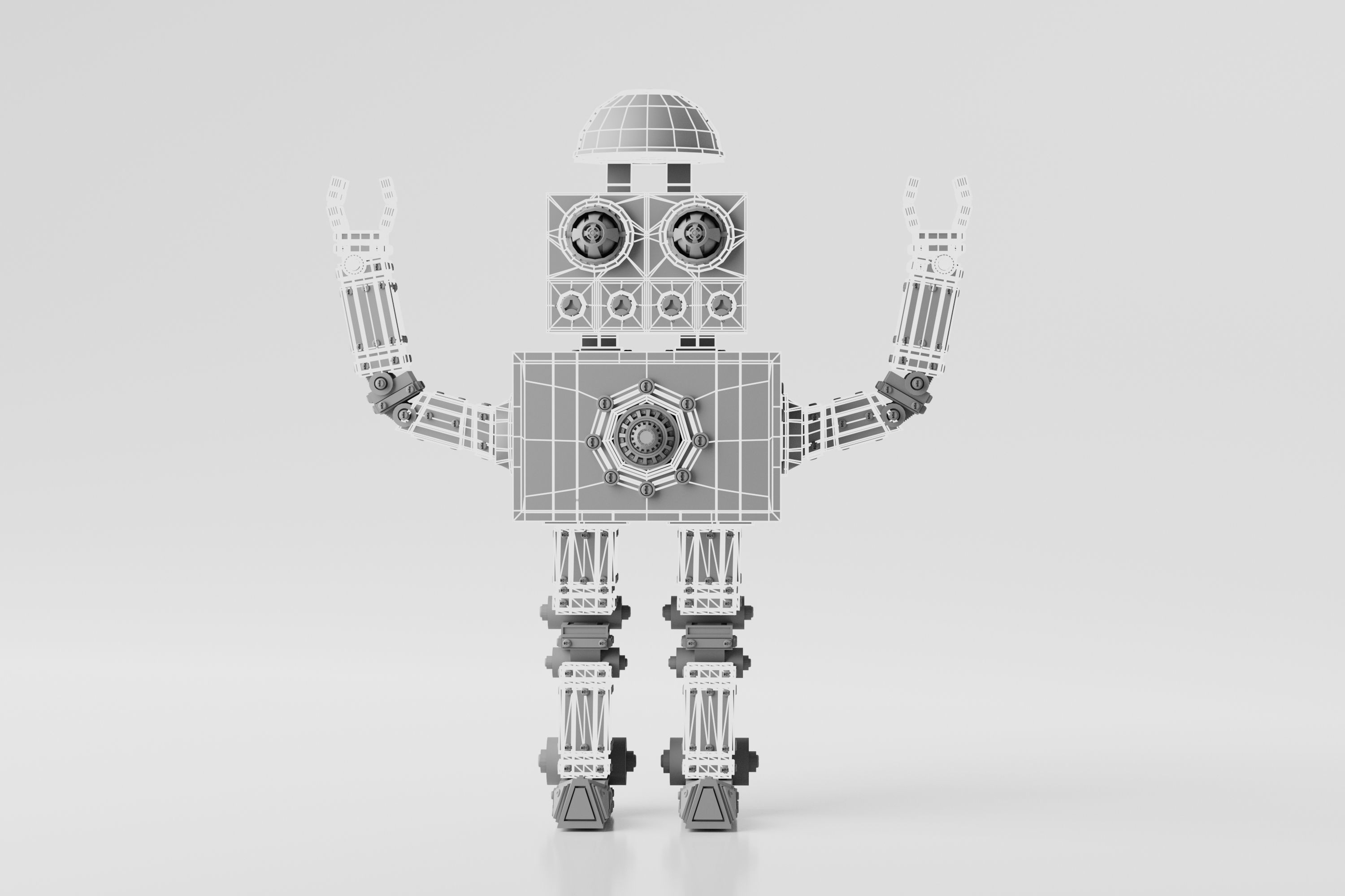 Robot V5 3D model_10