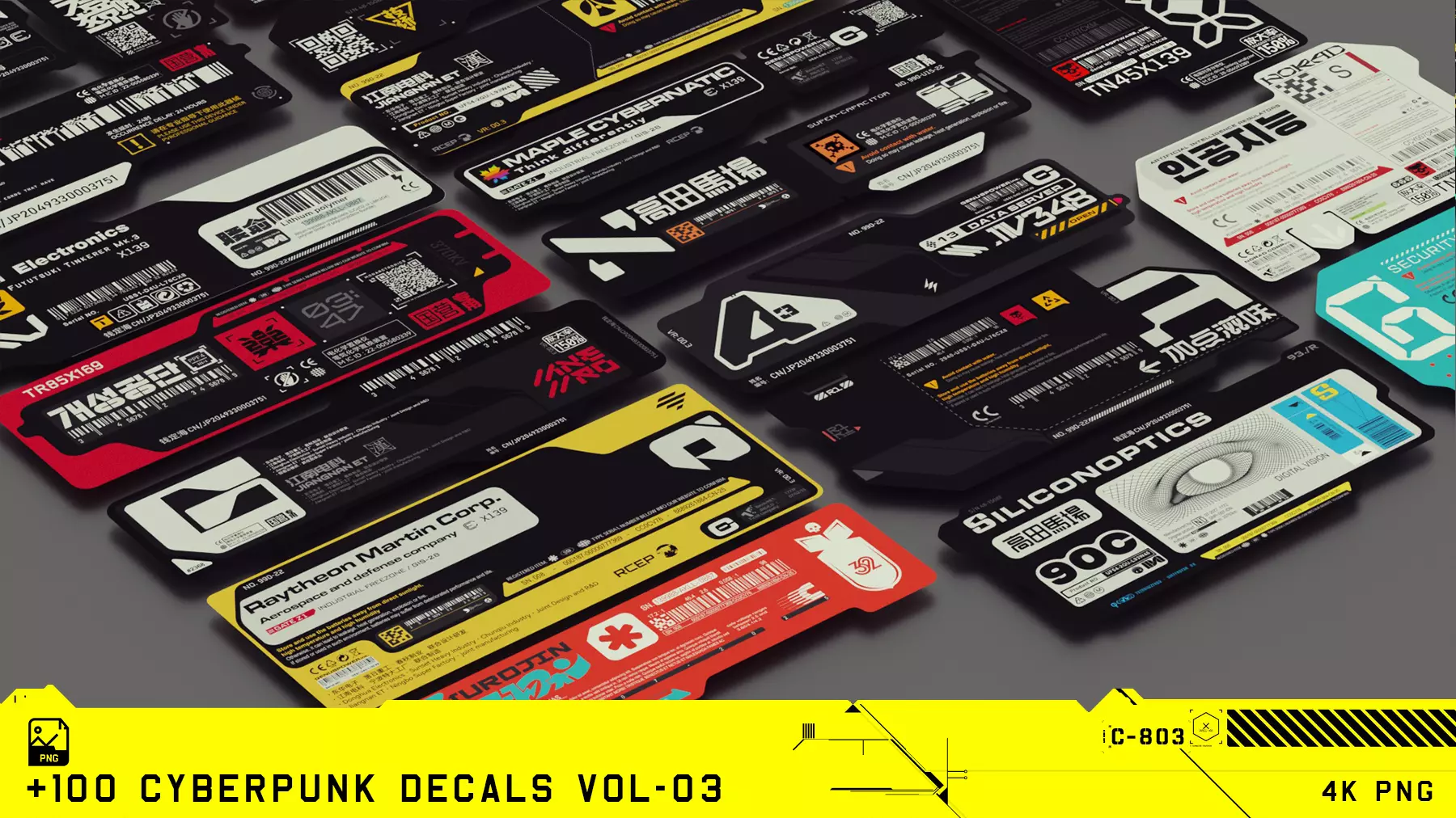 Epic Cyberpunk Decals Vol 3 Texture_0