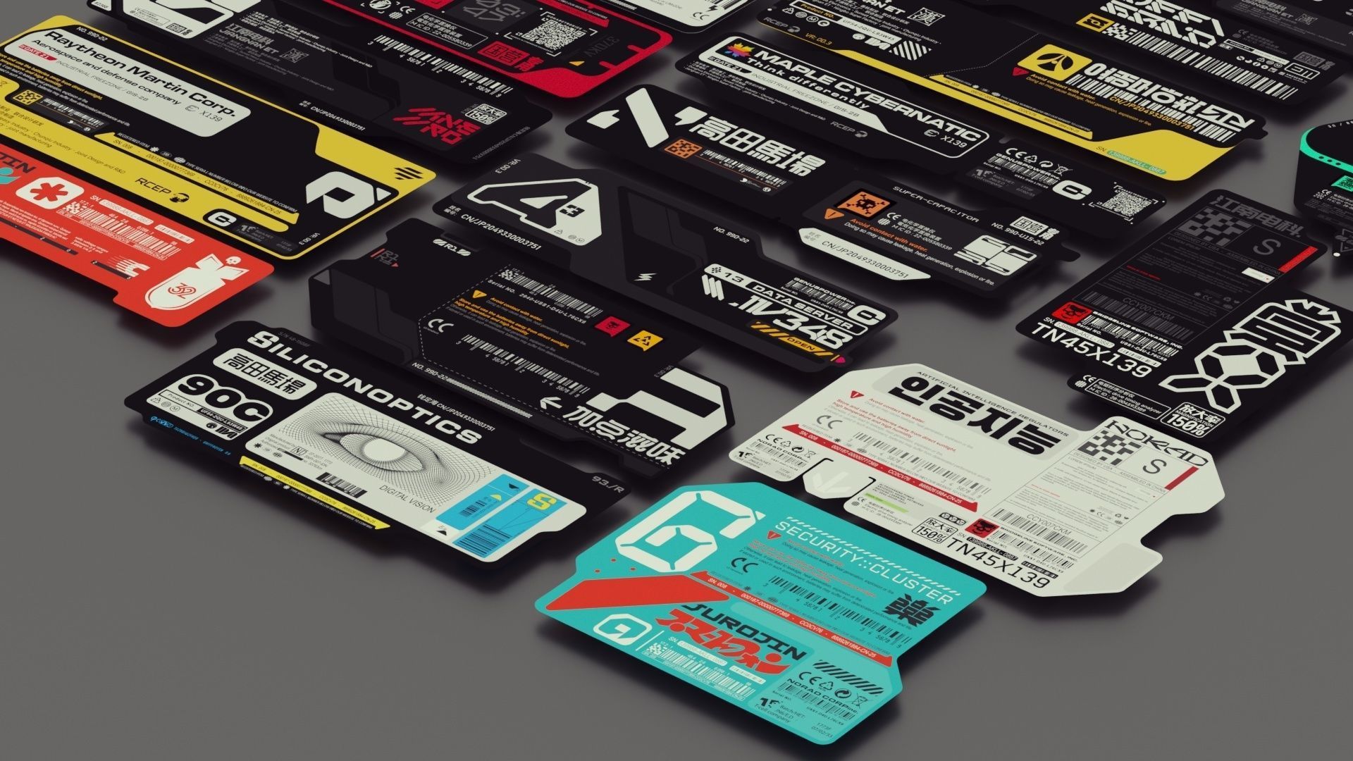 Epic Cyberpunk Decals Vol 3 Texture_3