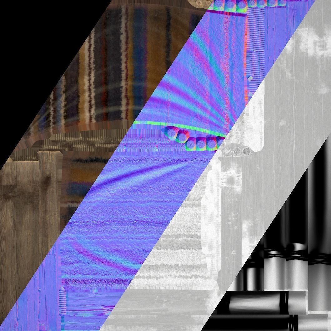 Large Nomad Tent Low-poly 3D model_19