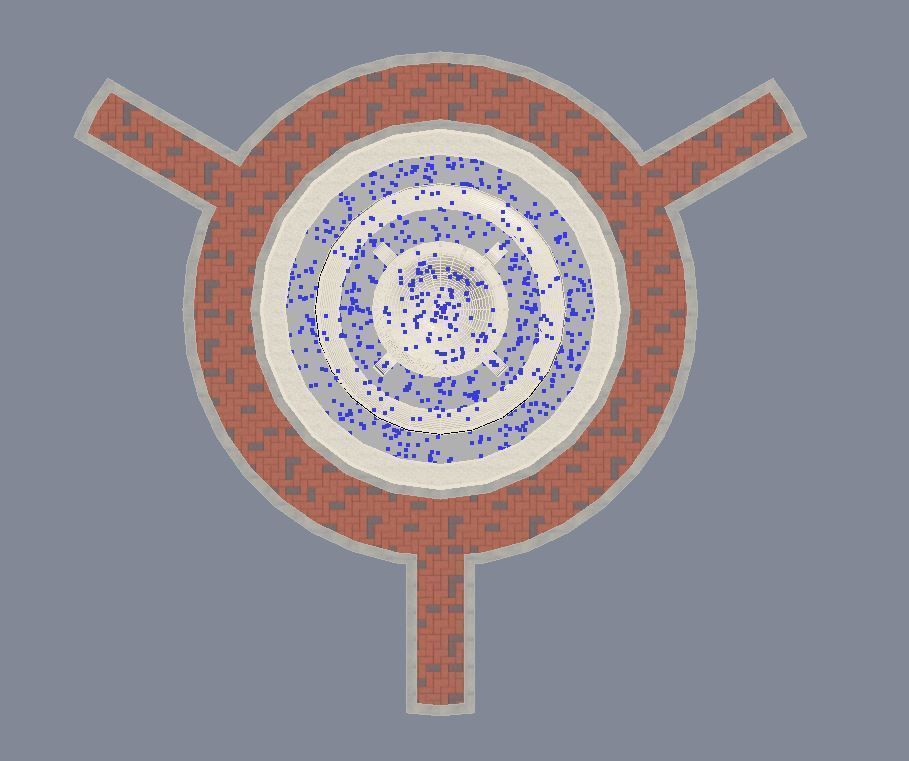 Realistic Water Fountain Loop Animation 10 3D model_5