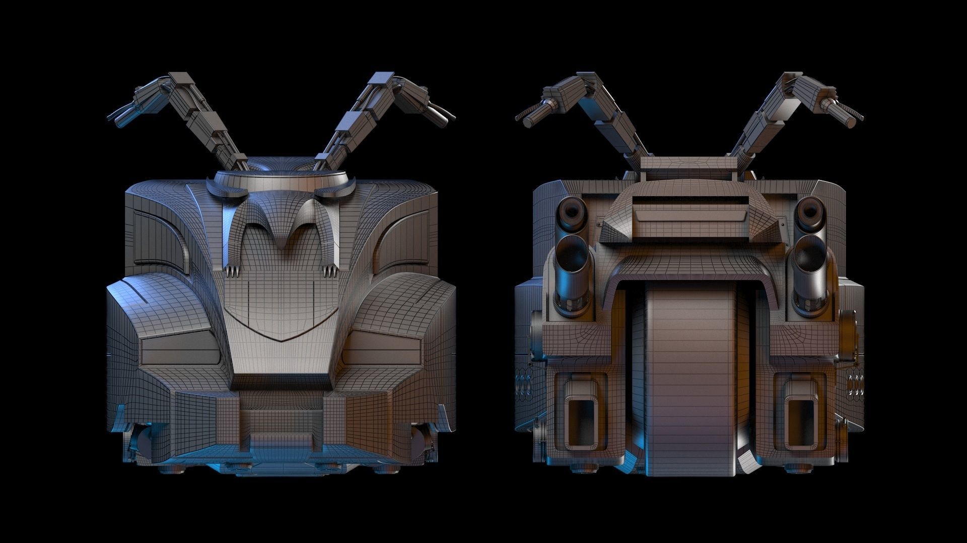 Lawmaster Motorbike Judge Dredd 3D model_11