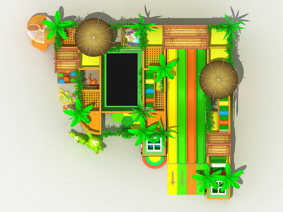 Children Multifunction Jungle series Indoor Soft Playground 3D model_3