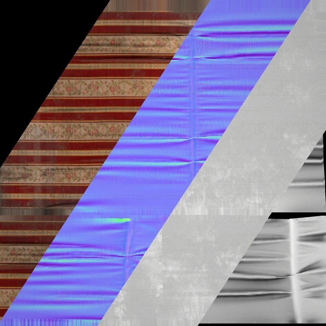 Royal Trade Fair Tent Stalls Low-poly 3D model_20