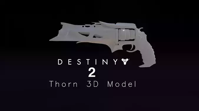 Destiny 2 Thorn 3D model for 3D Printing