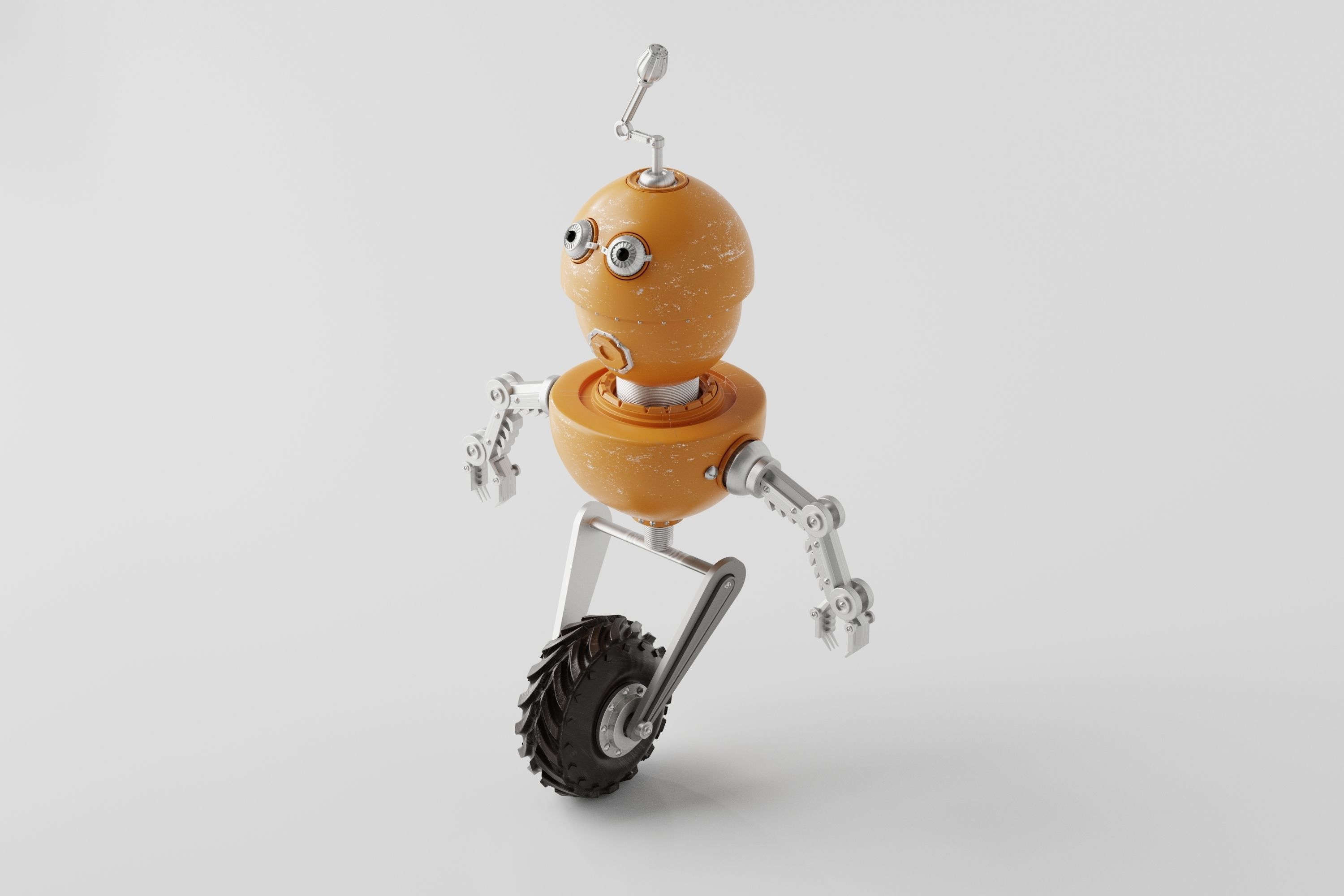 Robot V6 3D model_3