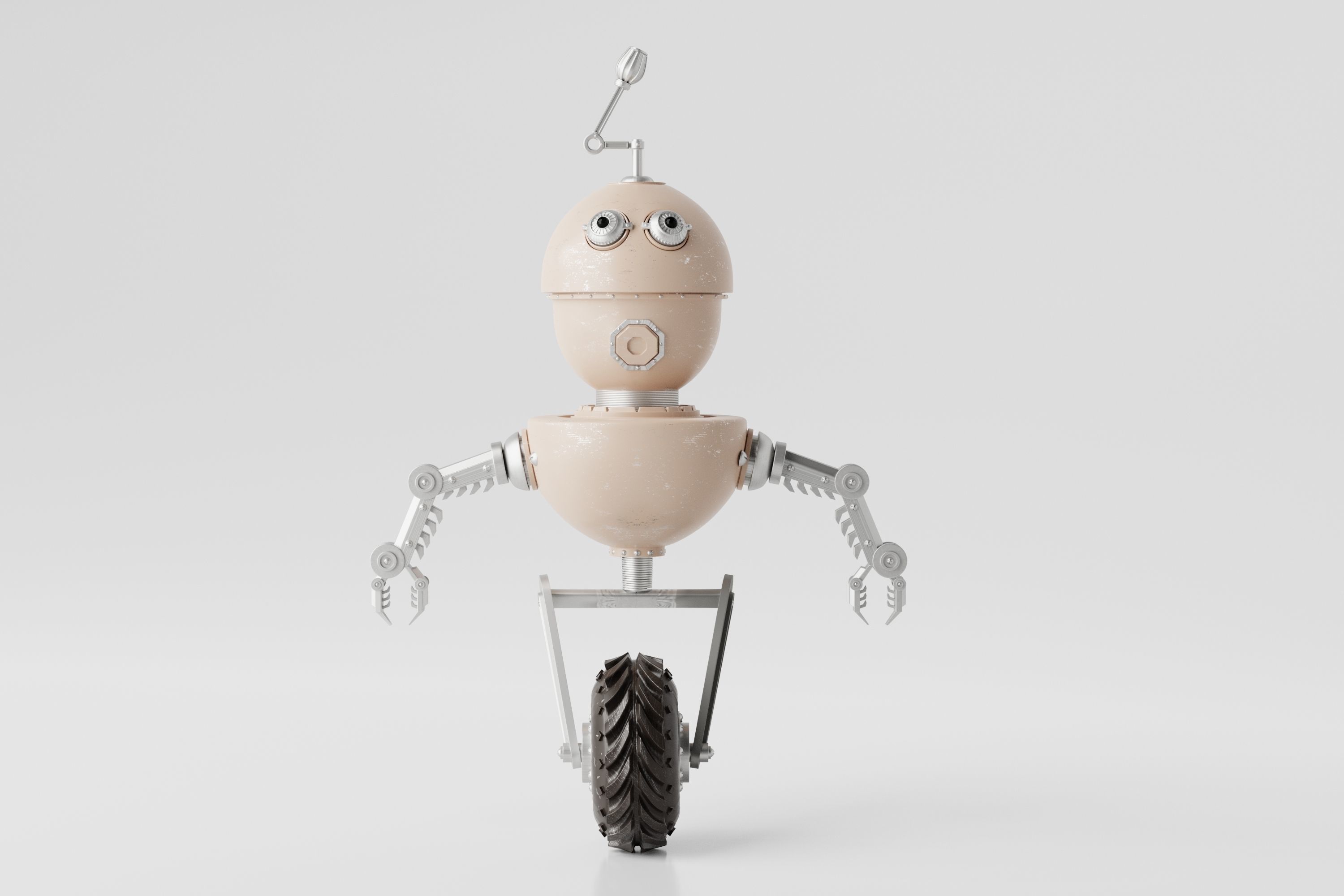 Robot V6 3D model_8