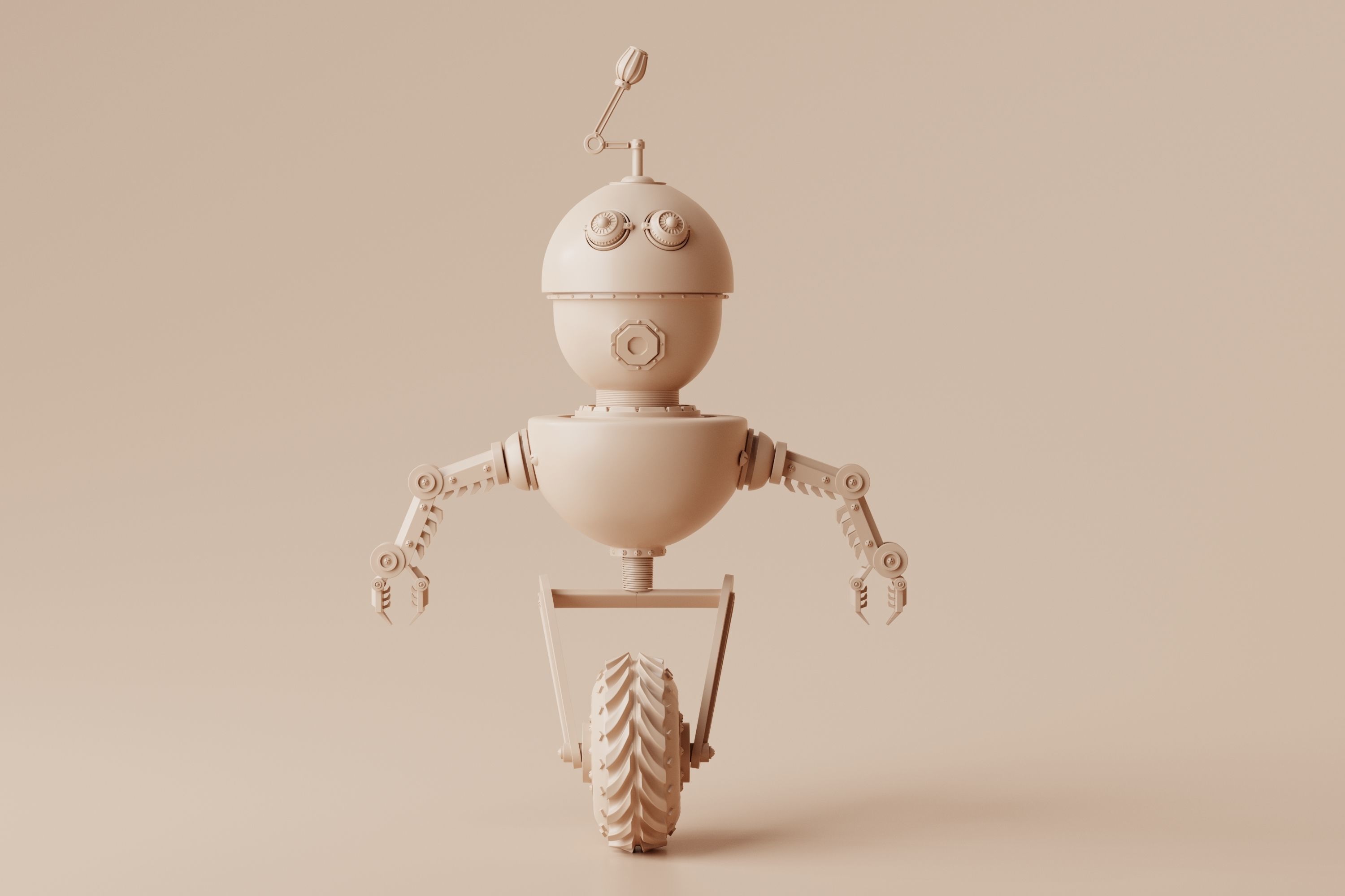 Robot V6 3D model_9