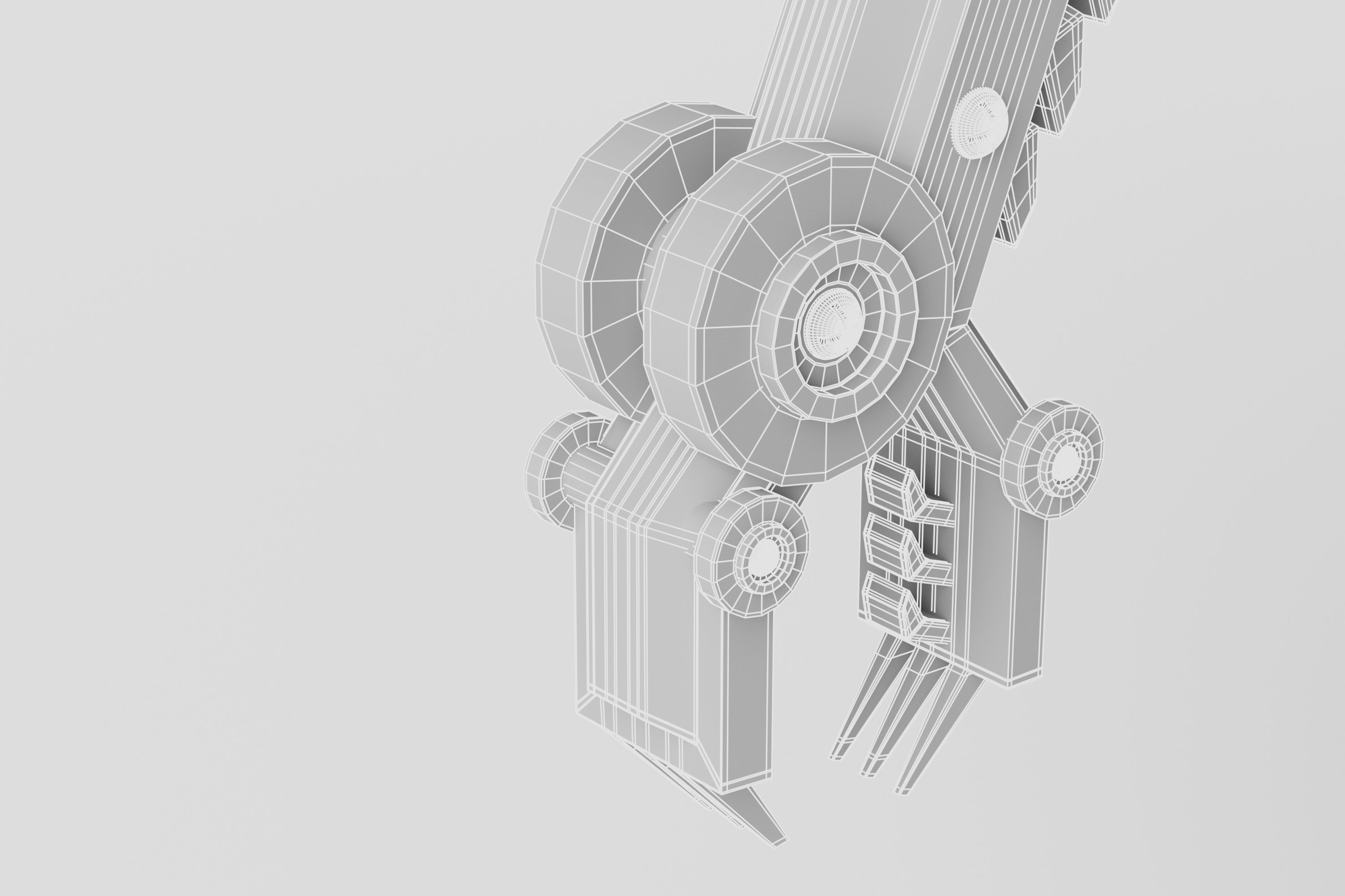 Robot V6 3D model_14