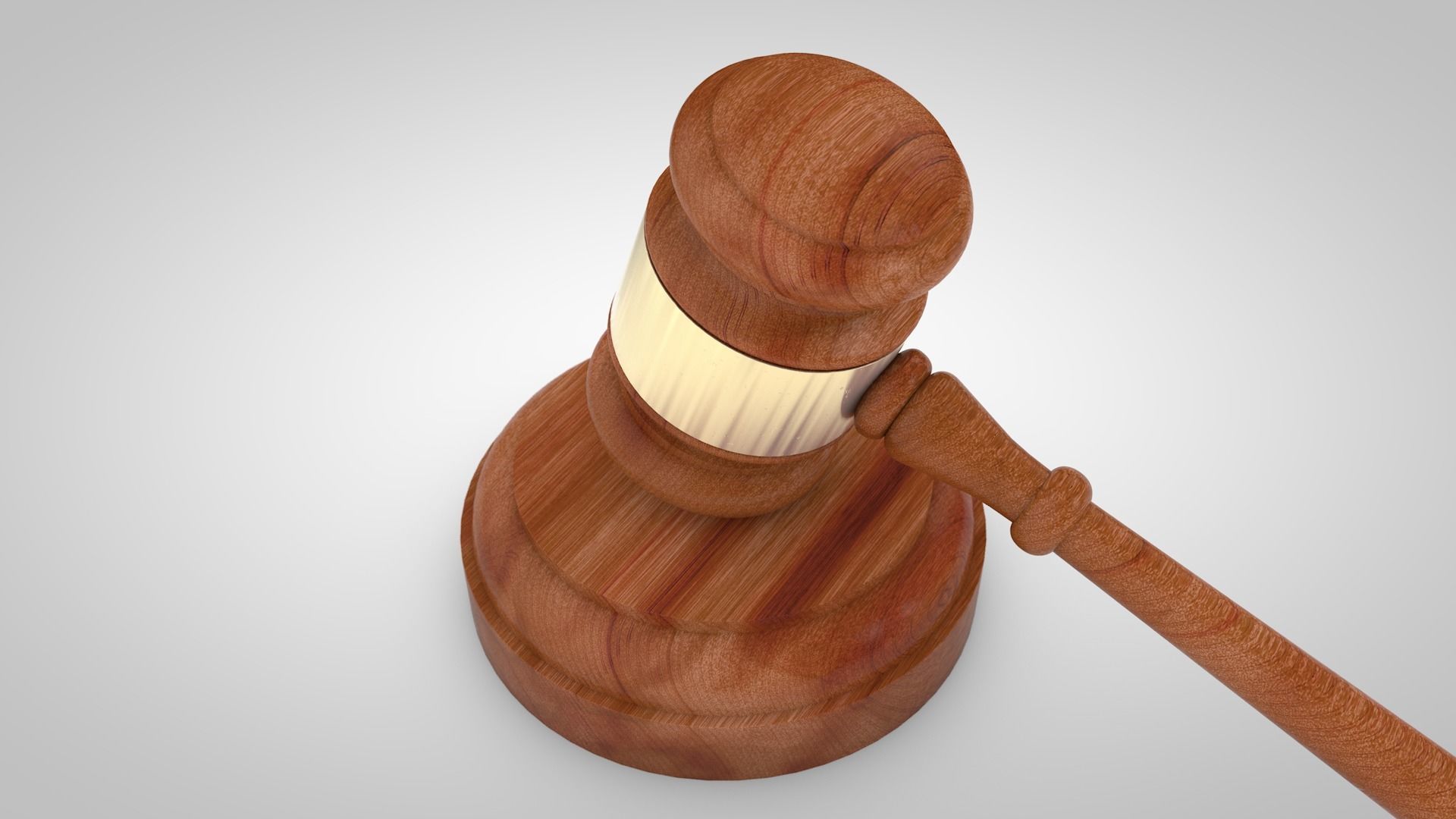 Gavel 3D model_4
