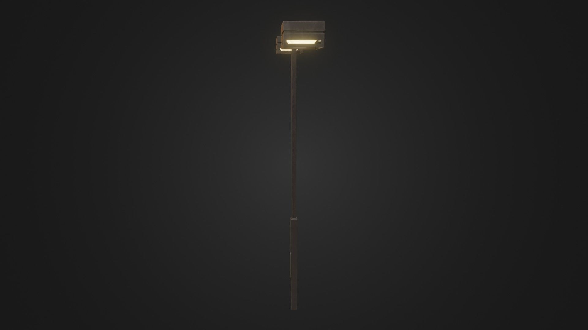 Street Light 19 Low-poly 3D model_32