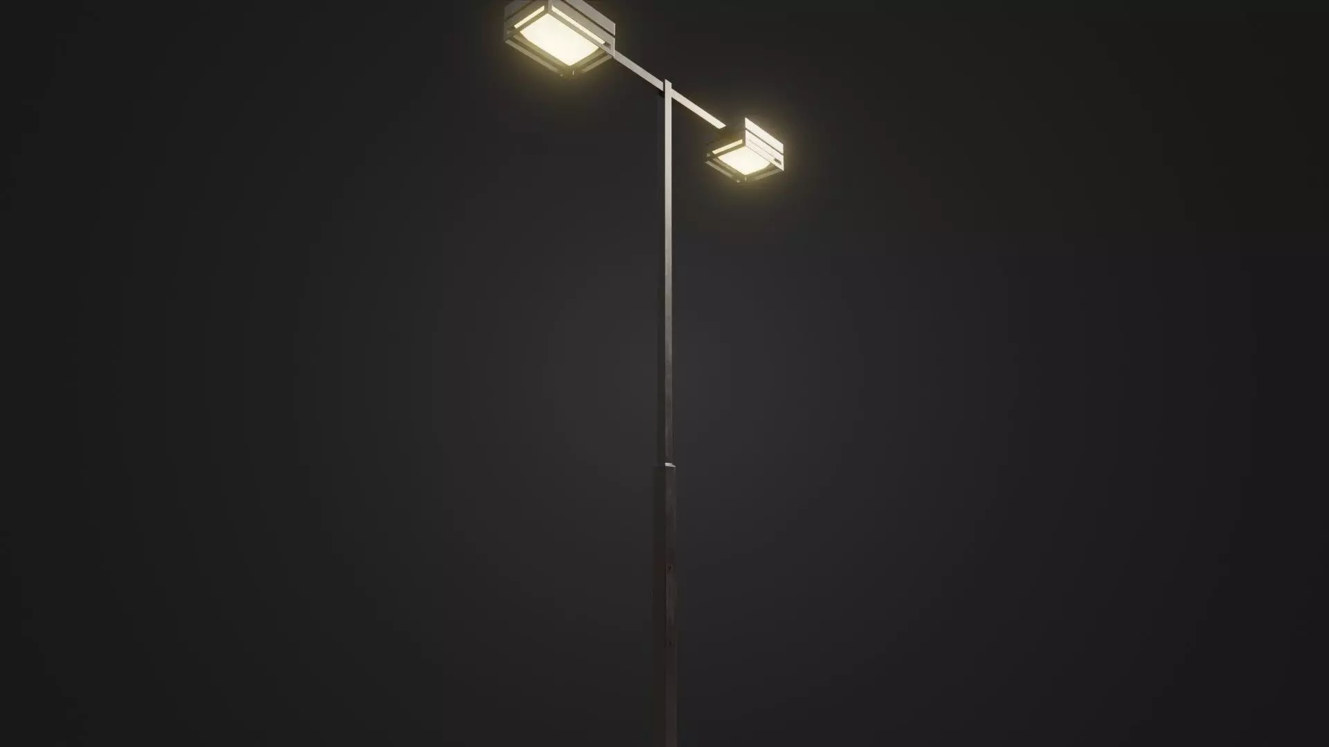 Street Light 19 Low-poly 3D model_0