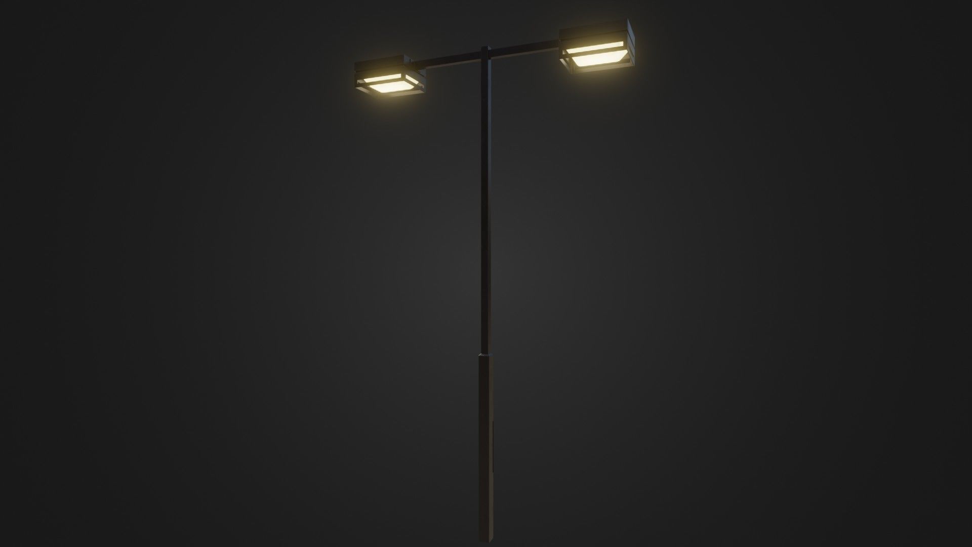 Street Light 19 Low-poly 3D model_19