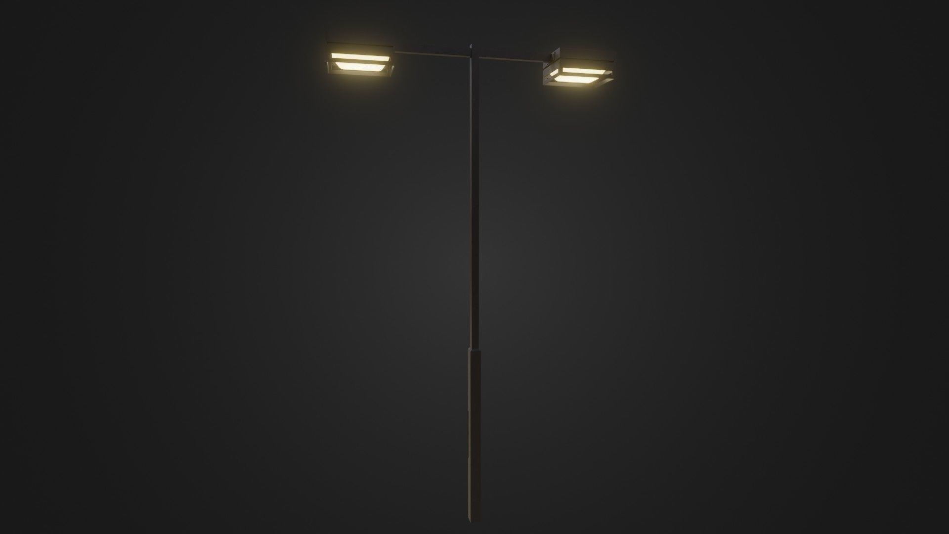 Street Light 19 Low-poly 3D model_23