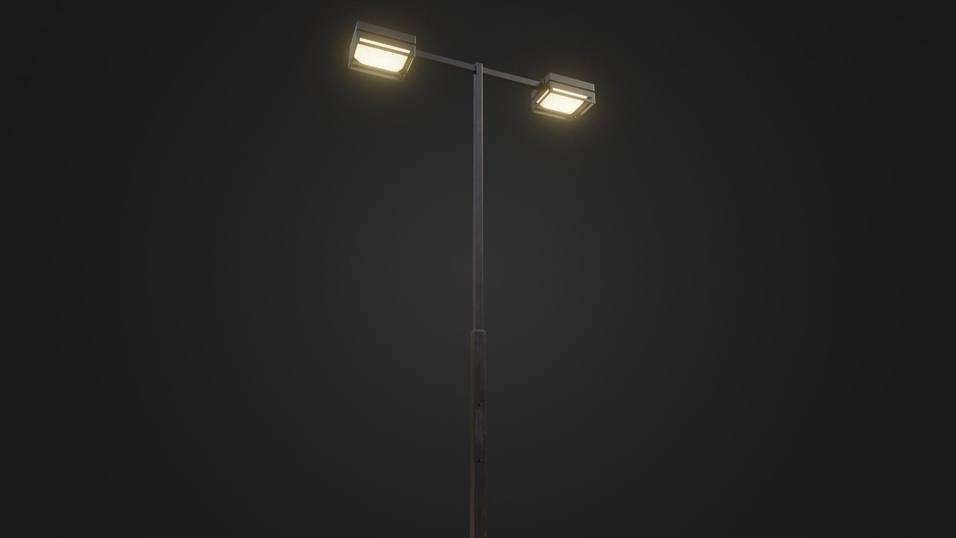 Street Light 19 Low-poly 3D model_6