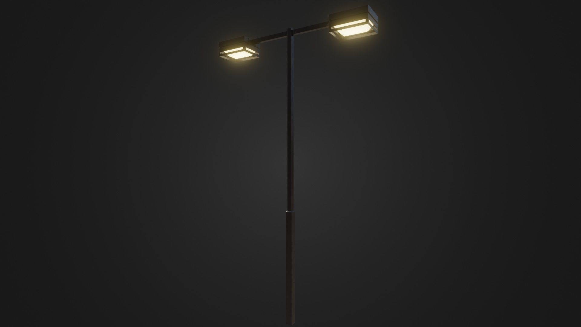 Street Light 19 Low-poly 3D model_18