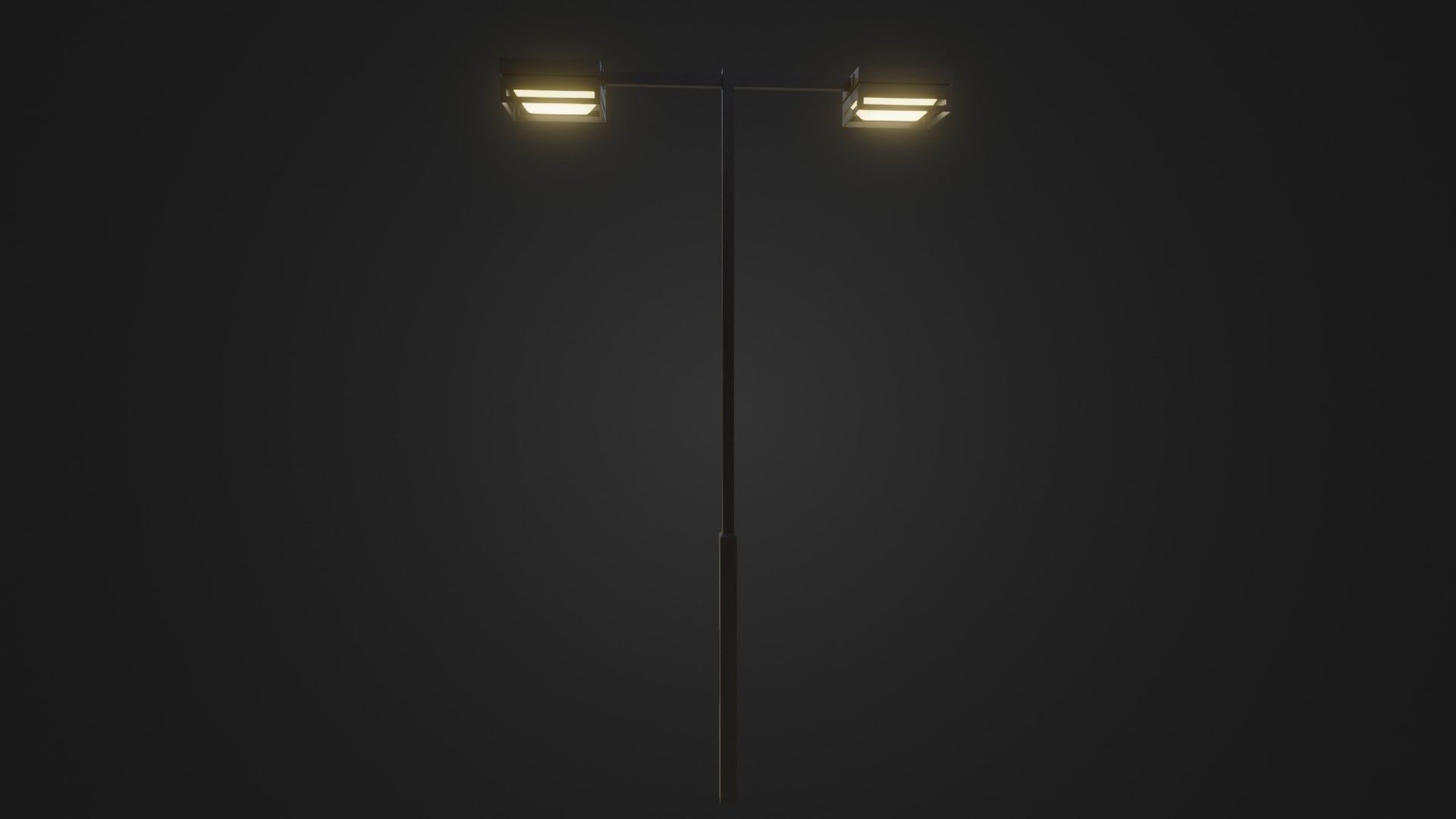 Street Light 19 Low-poly 3D model_22