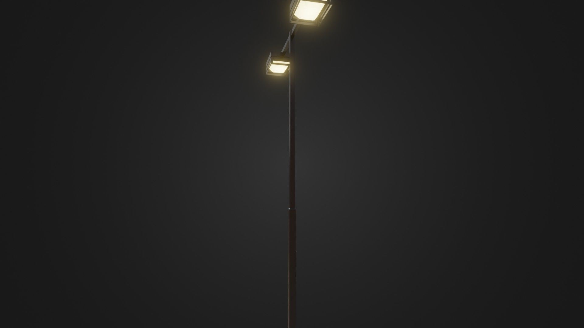 Street Light 19 Low-poly 3D model_13