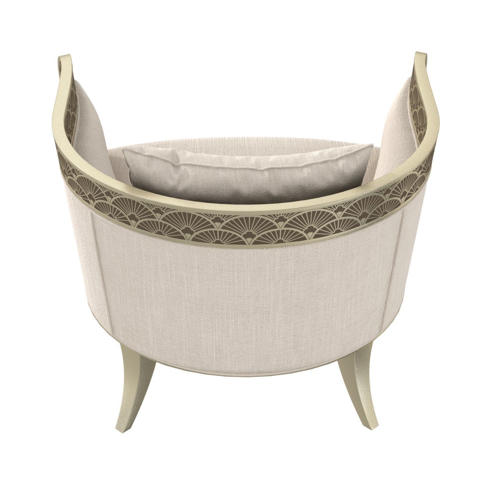 Caracole Lilian Accent Chair 3D model_5