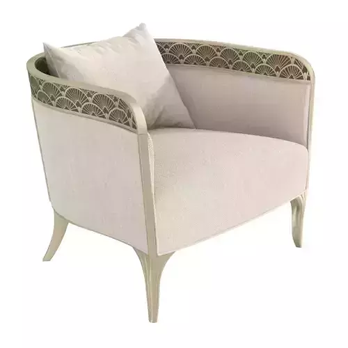 Caracole Lilian Accent Chair 3D model
