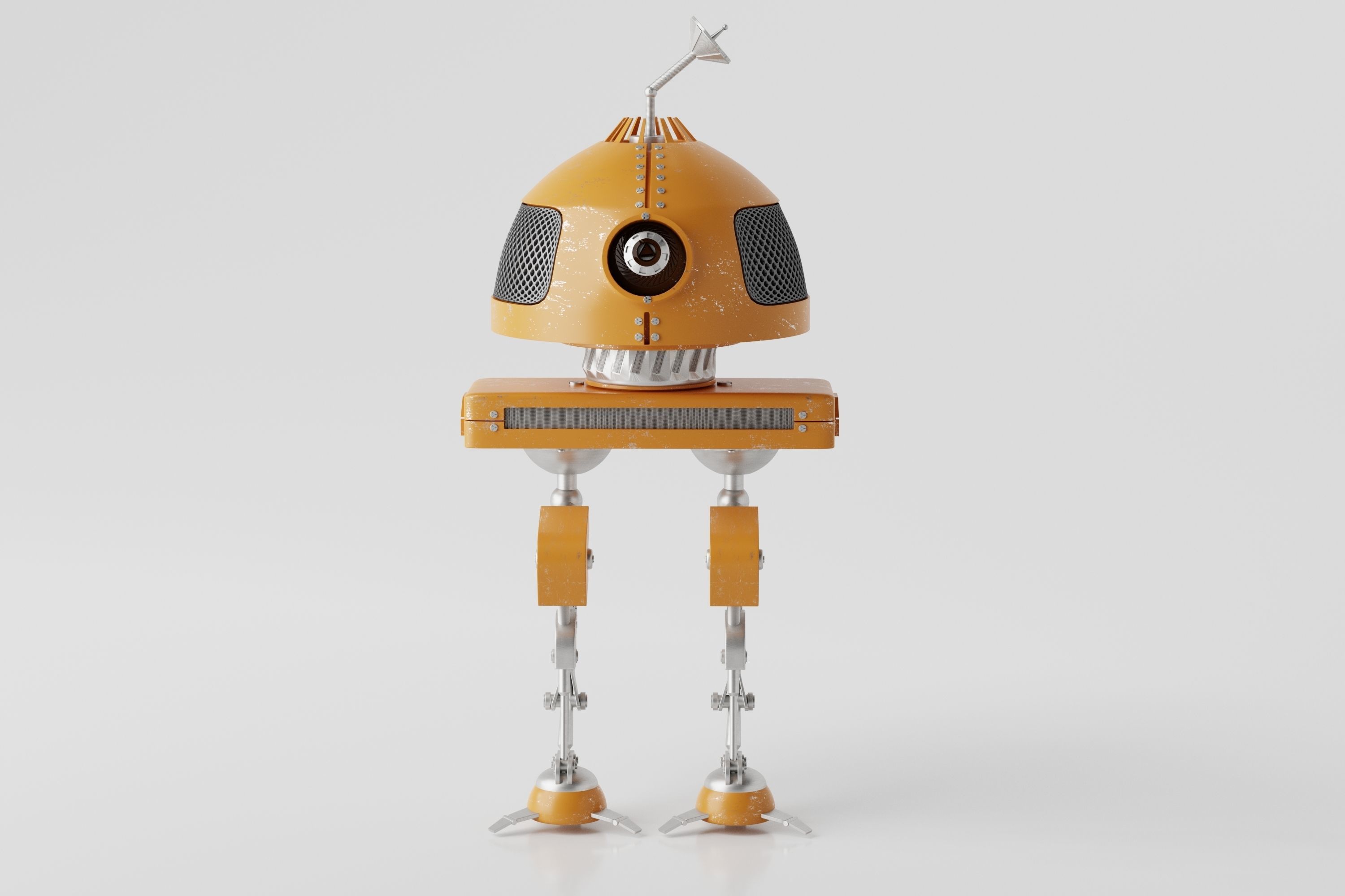 Robot V8 3D model_1
