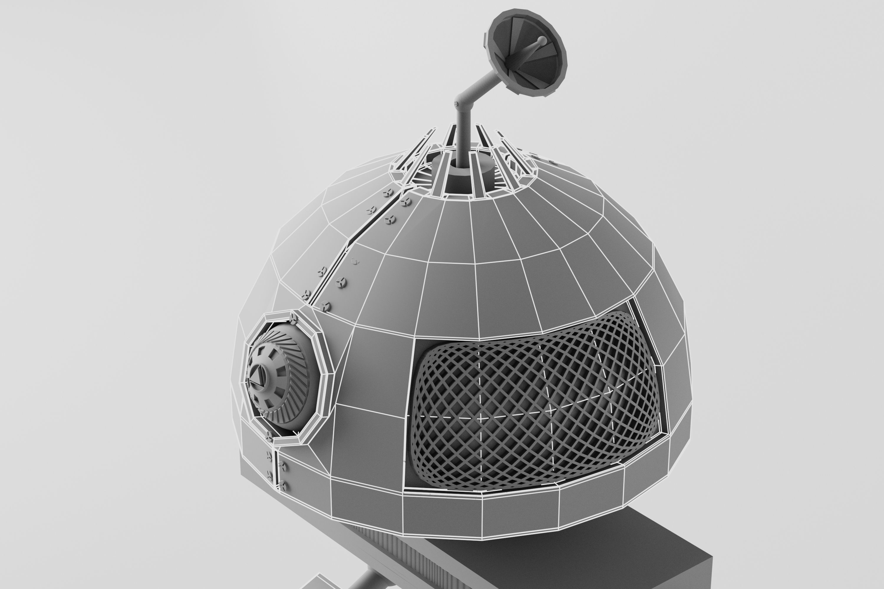 Robot V8 3D model_12