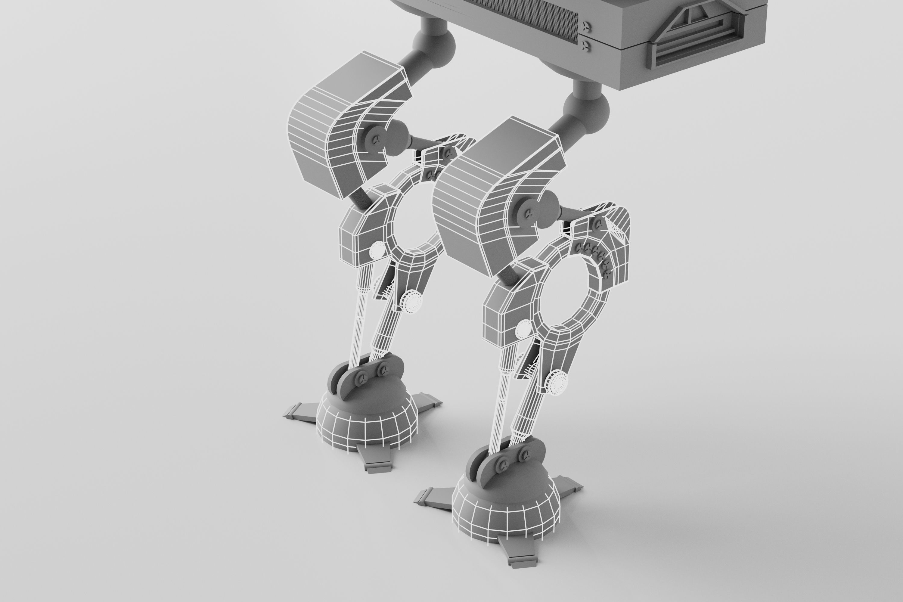 Robot V8 3D model_14