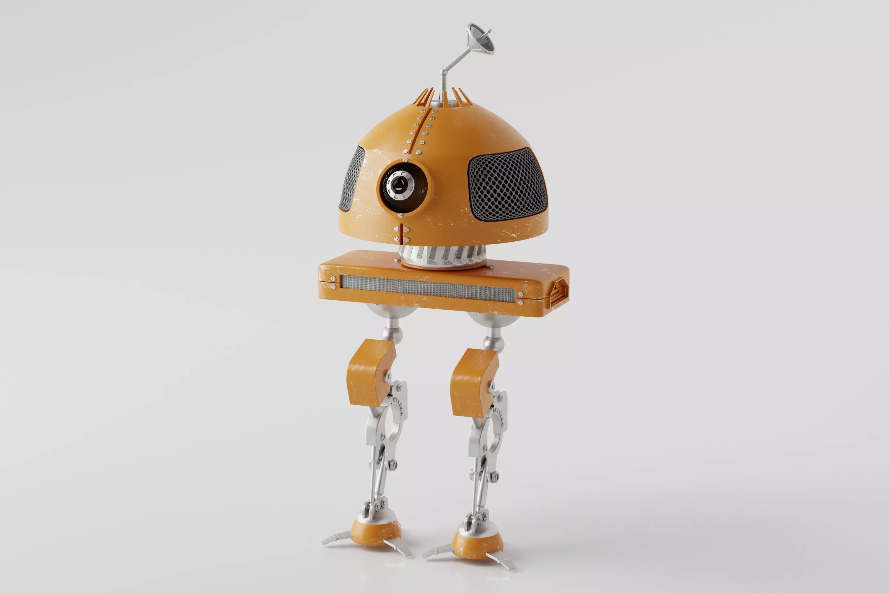 Robot V8 3D model_0