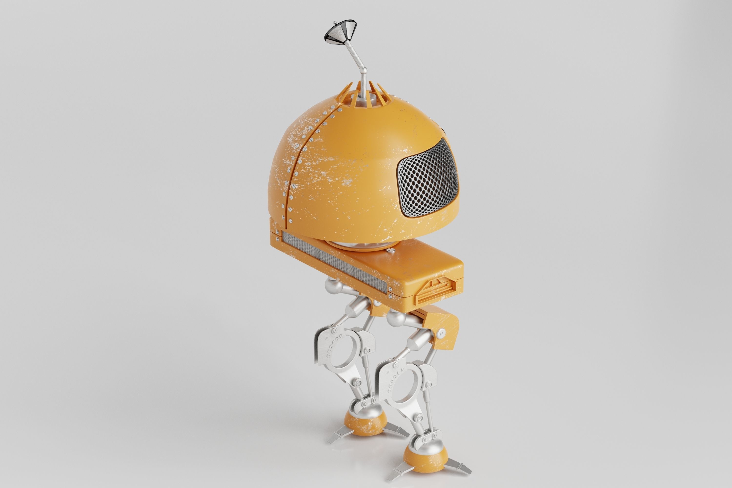 Robot V8 3D model_4